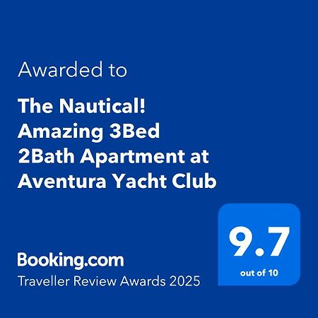 The Nautical! Amazing 3Bed 2Bath Apartment At Aventura Yacht Club Luaran gambar